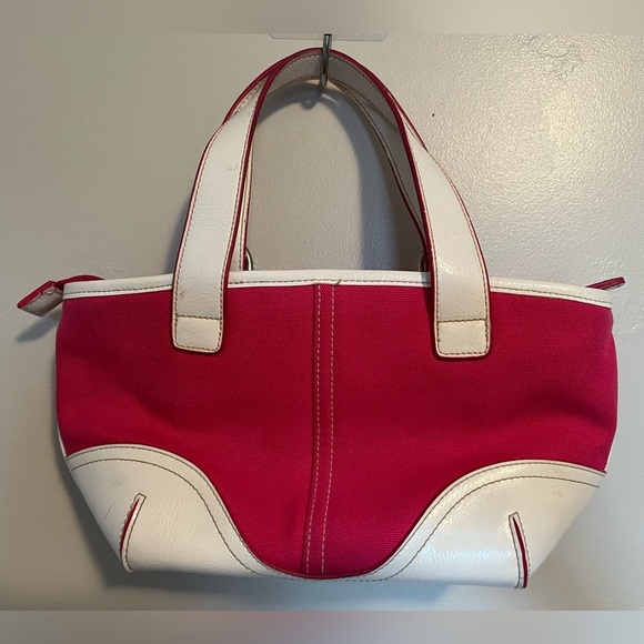 Y2k Sonoma Pink and White Women's Handbag - Picture 8 of 13